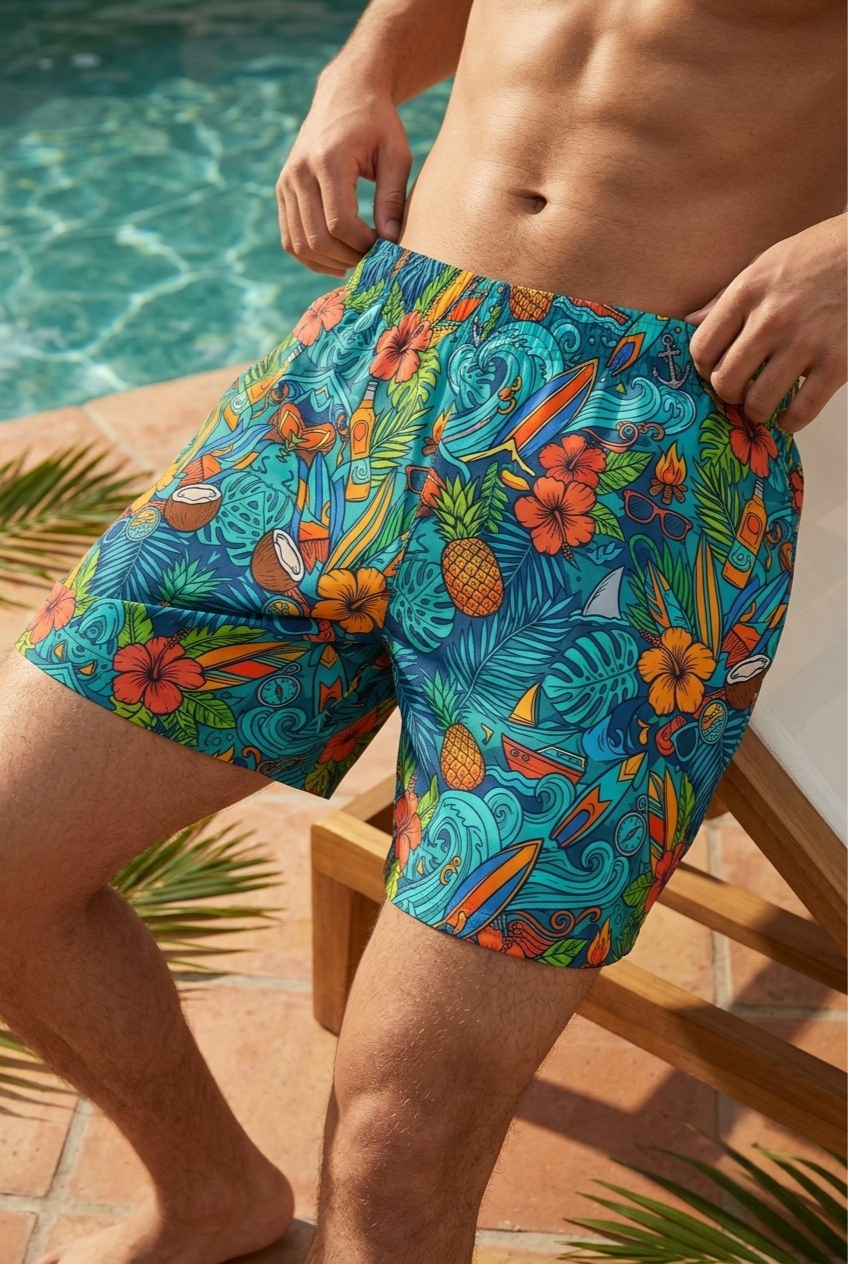 Island Drift Swim Trunks