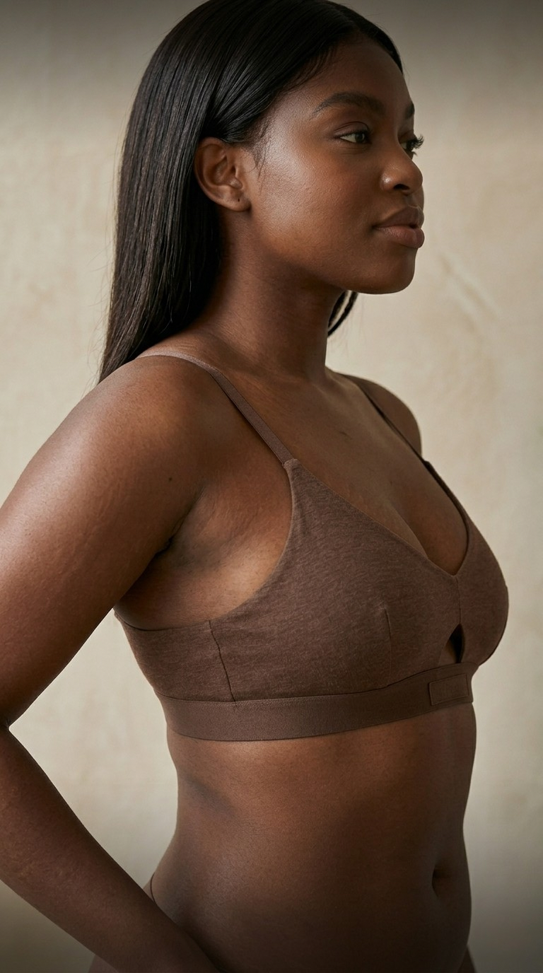 Bare Bralette — Chocolate