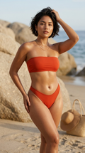 Terra Bandeau Set — Chilli