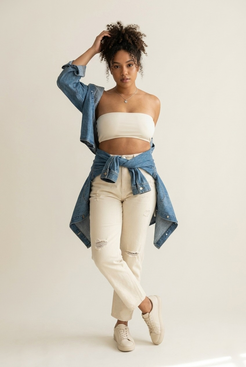 Terra Bandeau — Warm Cream