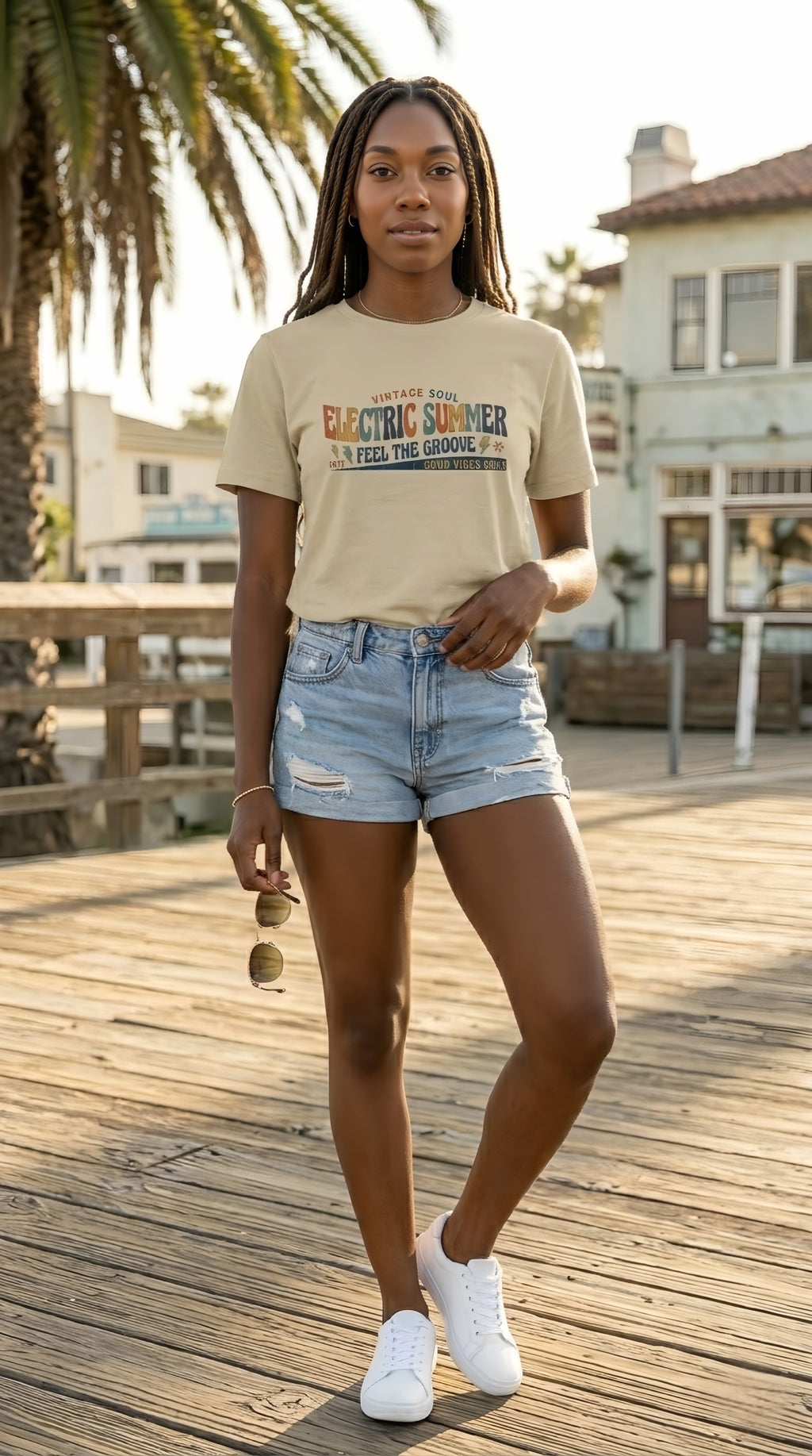 Electric Summer Vintage Graphic Tee