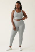 Terra Crossover Legging — Misty Grey