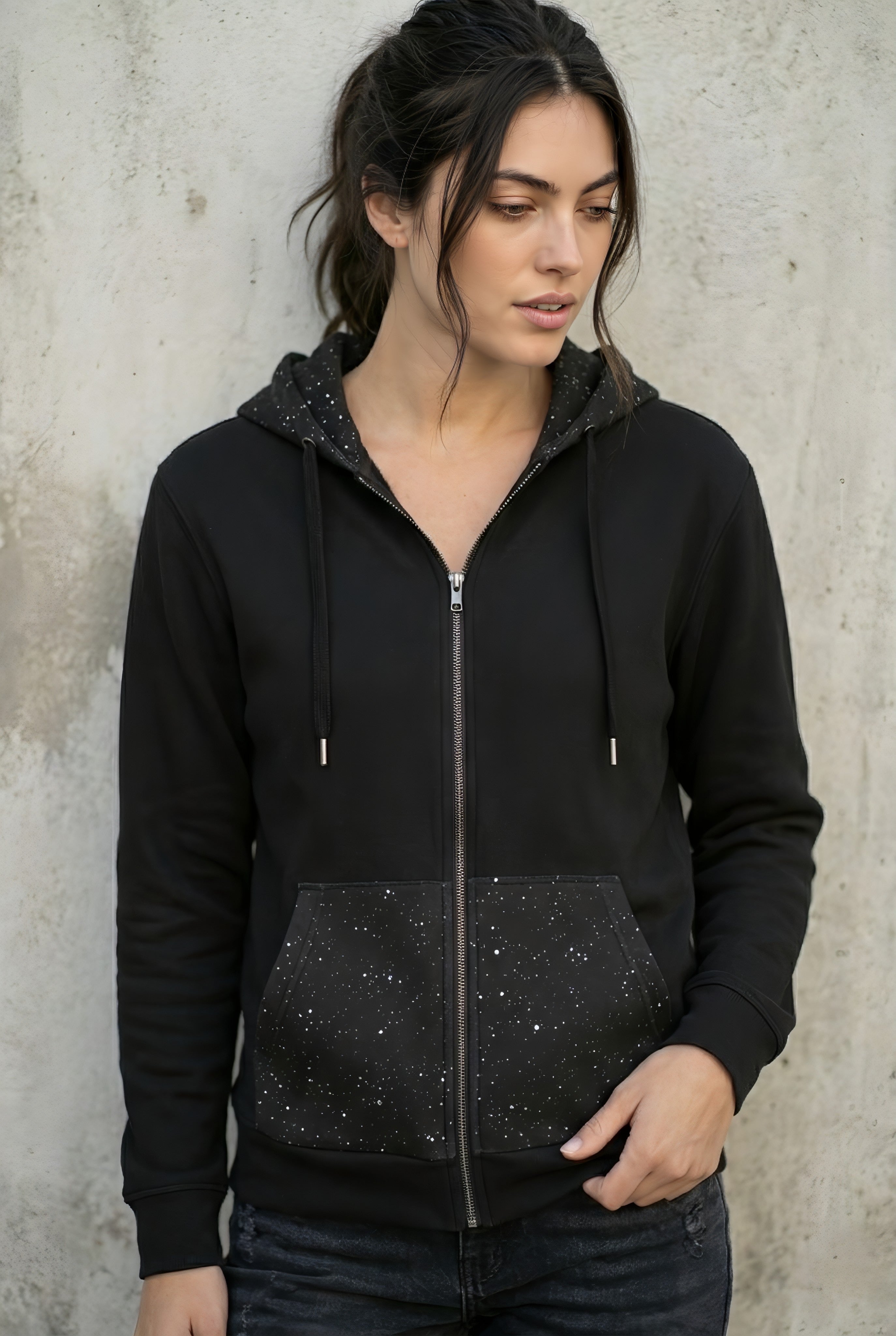 Midnight Sky Zip Hoodie