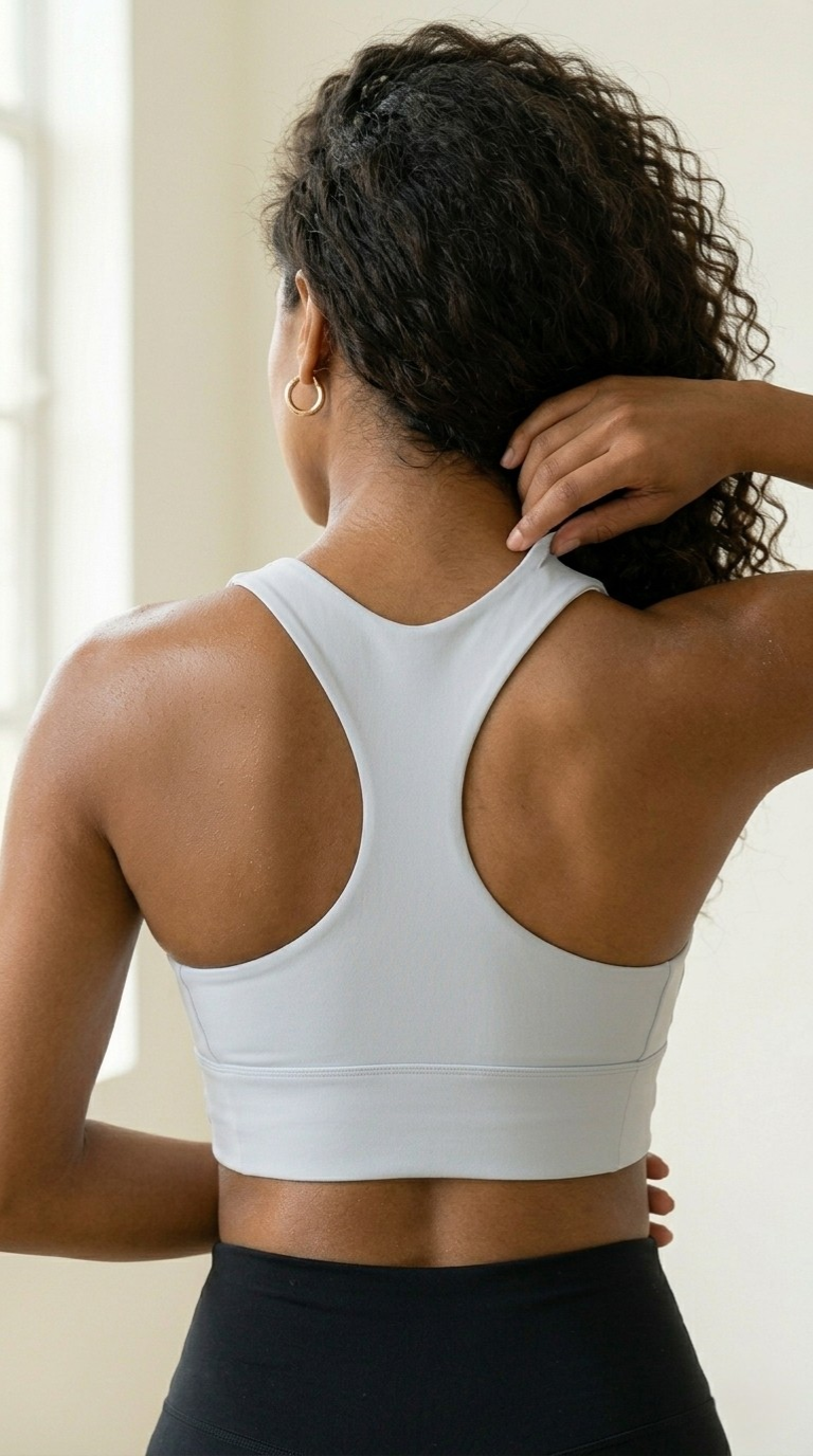 Bare Longline Bra — Silver Mist