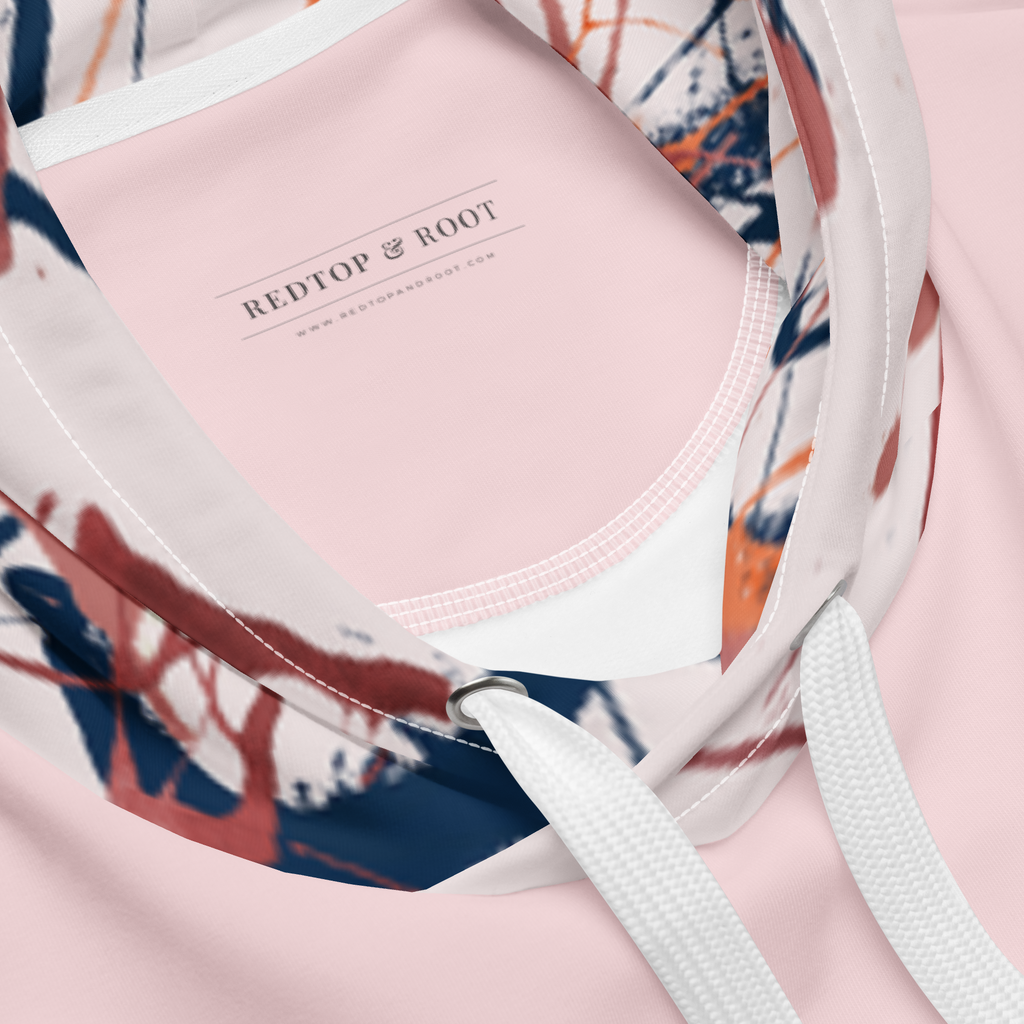 Brushstroke Blush Recycled Hoodie