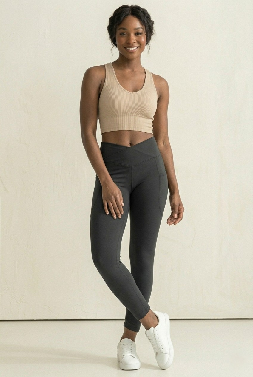 Terra Crossover Legging — Midnight