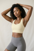 Bare Longline Bra — Buttercream