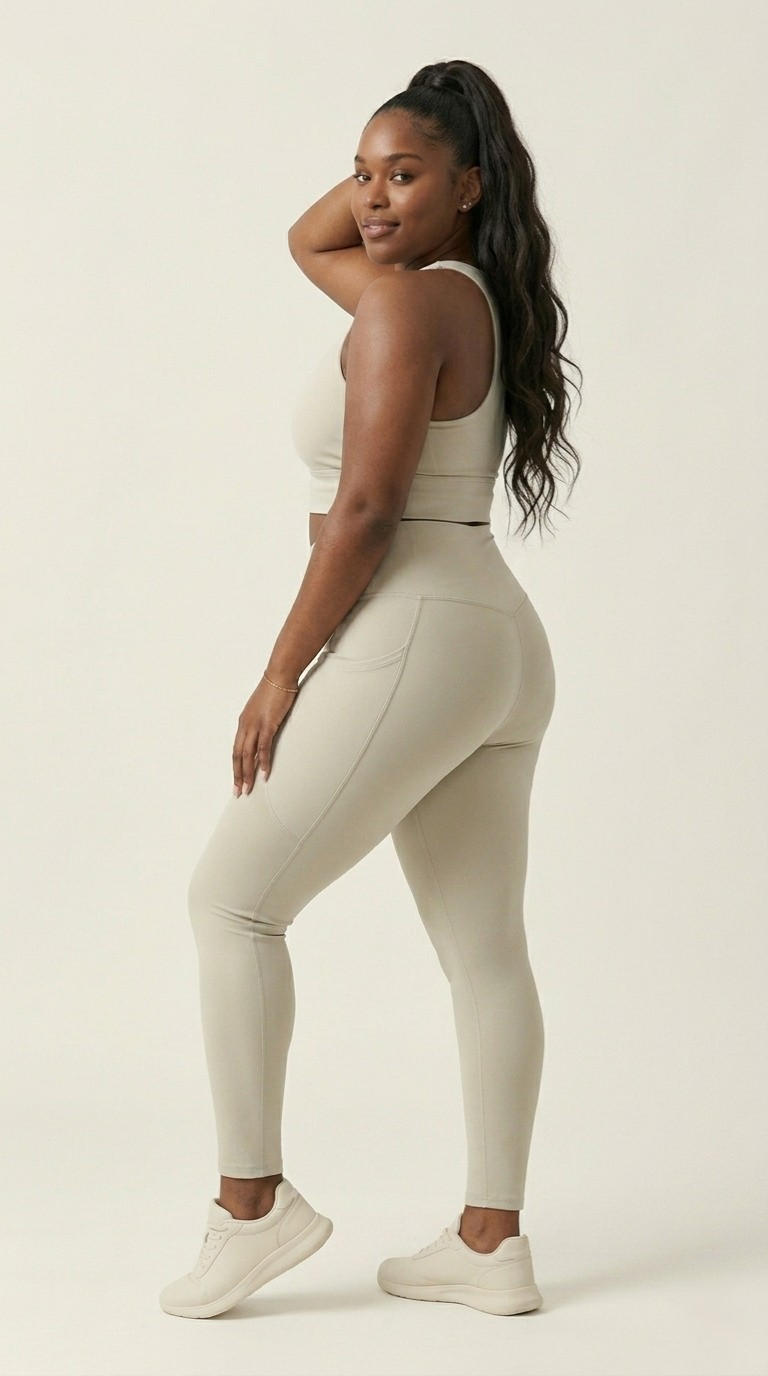 Terra Crossover Legging — Stone