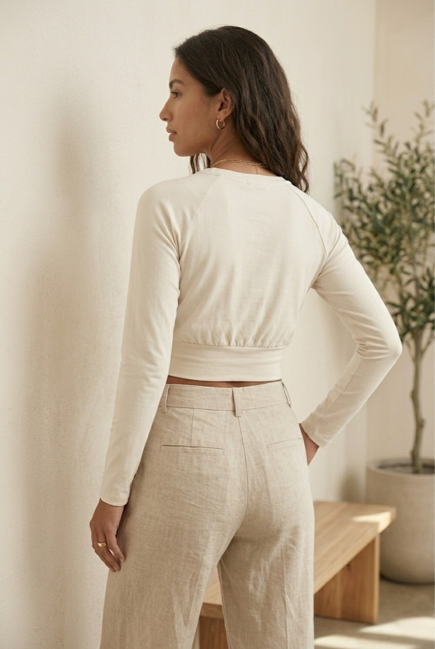 Terra Crop — Warm Cream