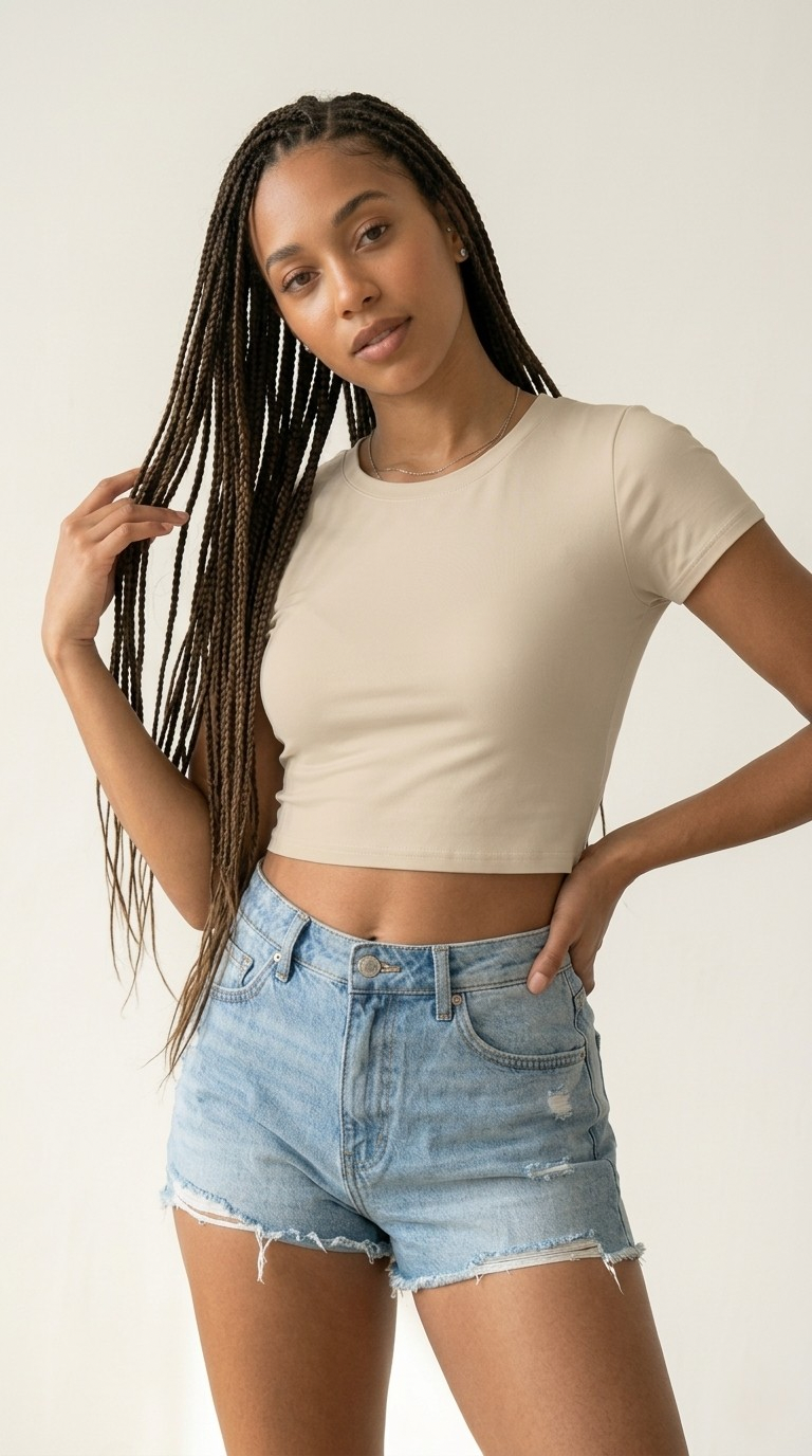 Grove Crop Tee — Whole Wheat