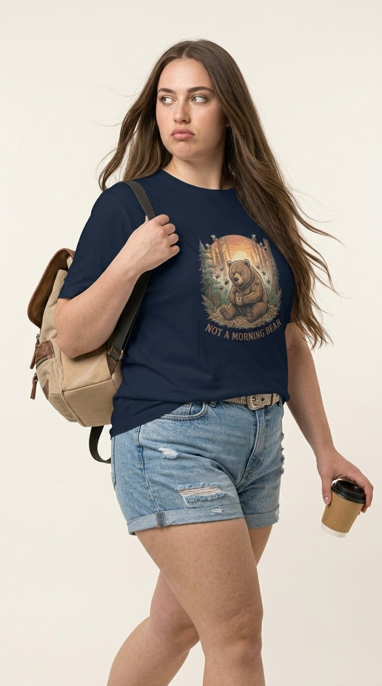 Not A Morning Bear Tee