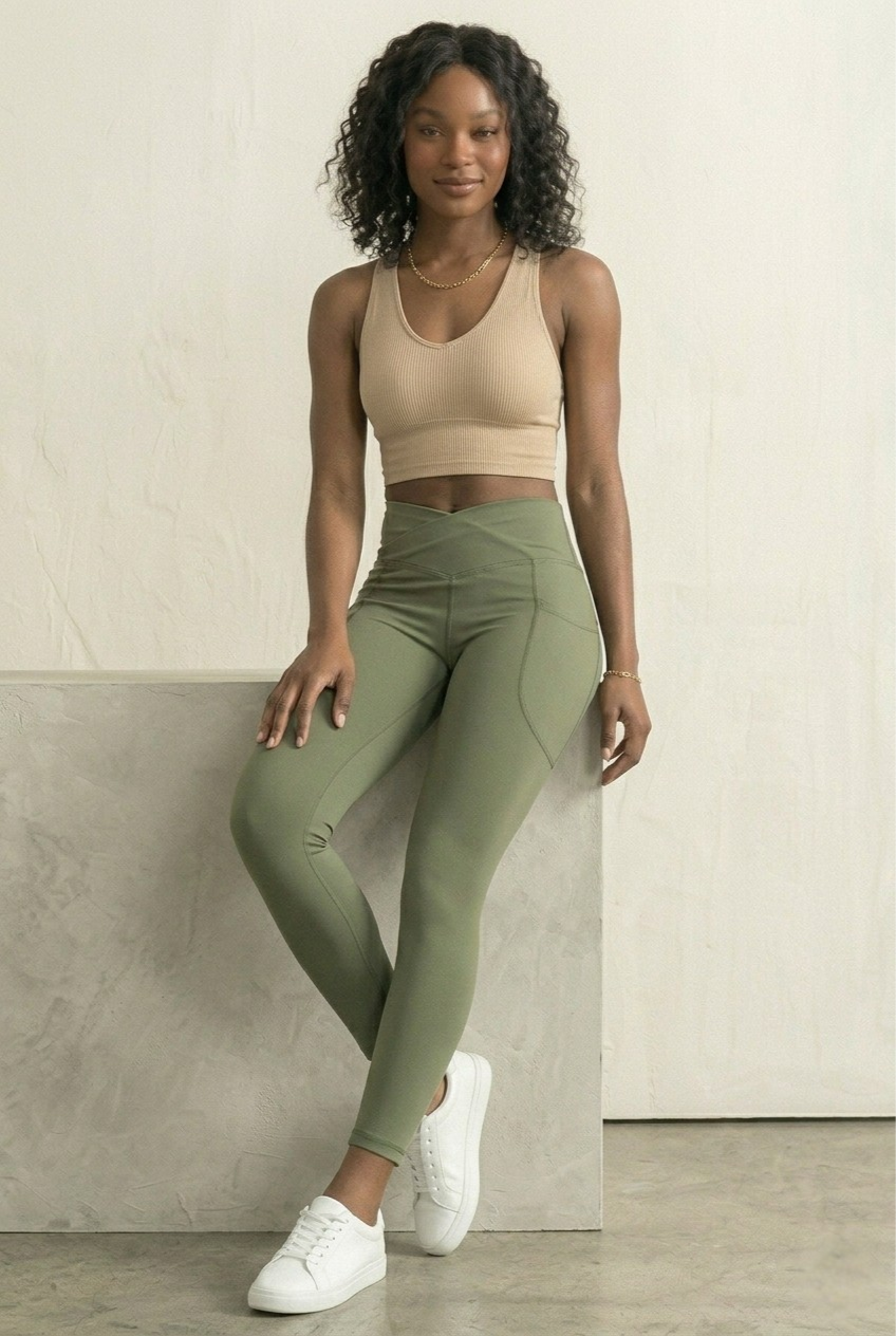 Terra Crossover Legging — Thistle