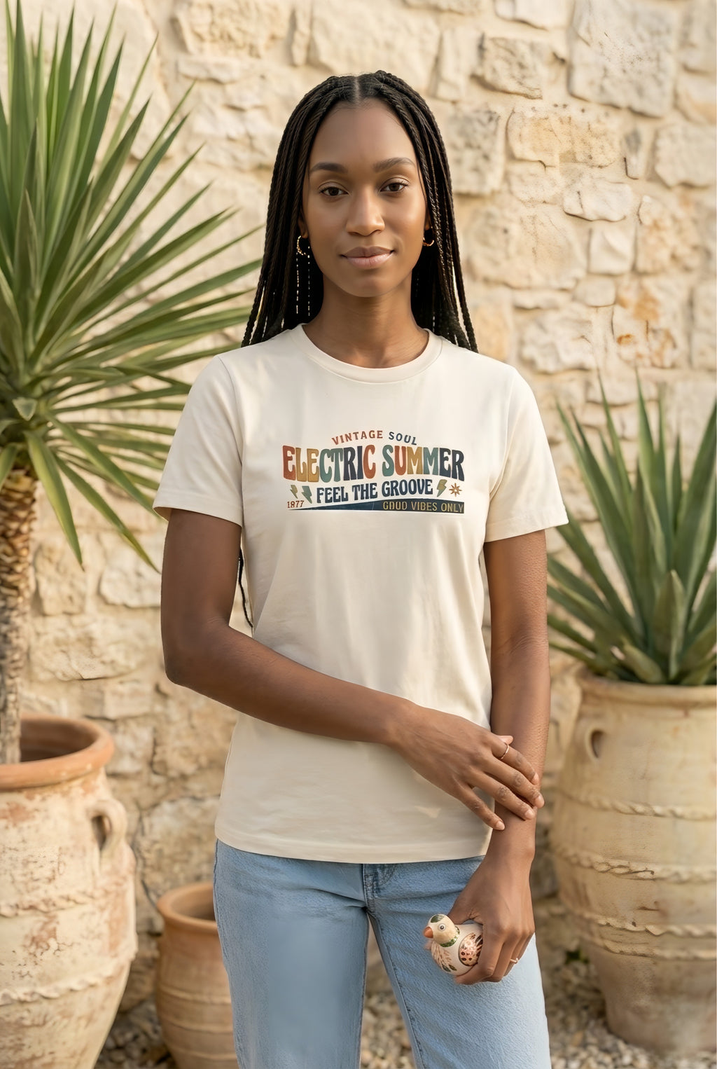 Electric Summer Vintage Graphic Tee