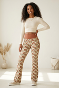 Terra Flare Legging — Earth Map