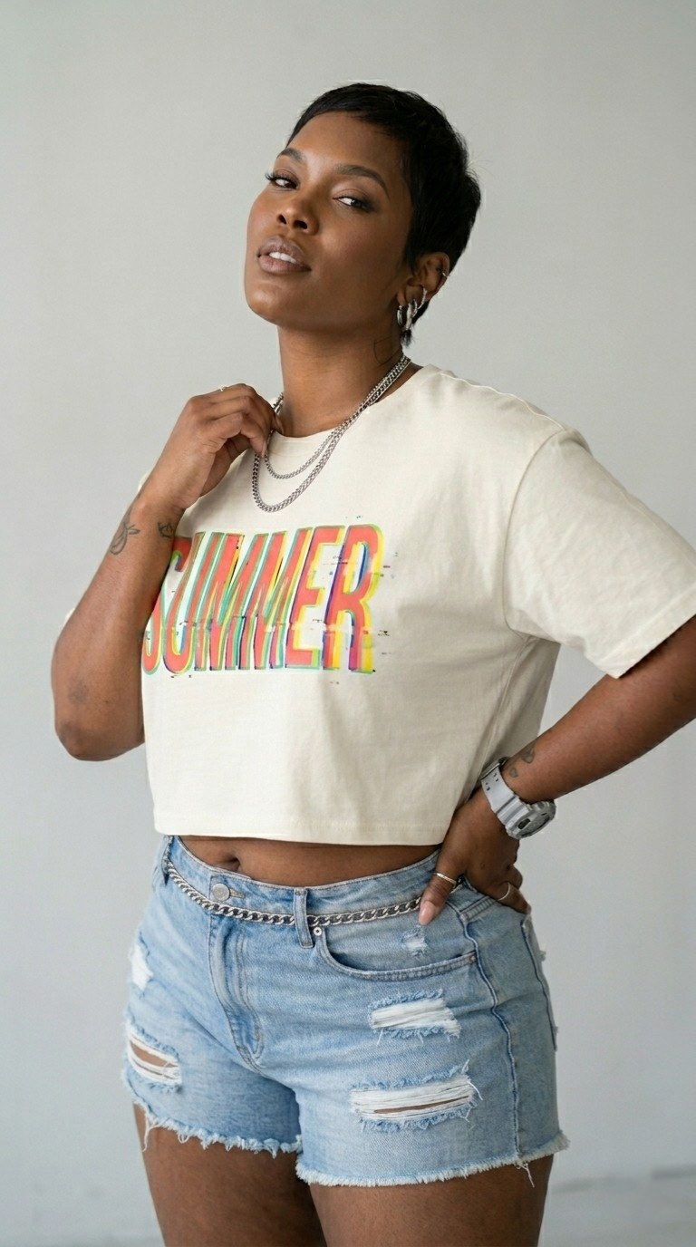 Grove Crop Tee — Summer Edit
