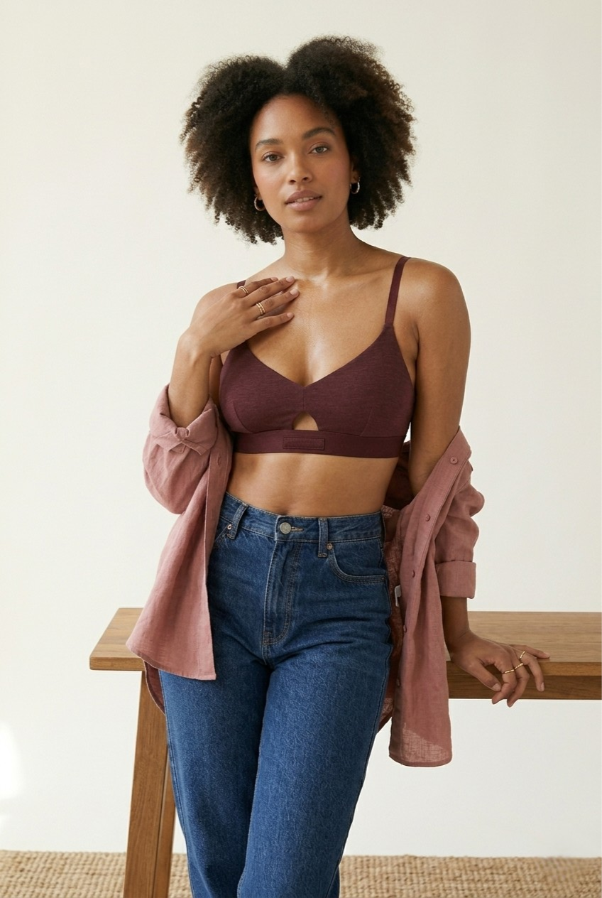 Bare Bralette — Sour Cherry