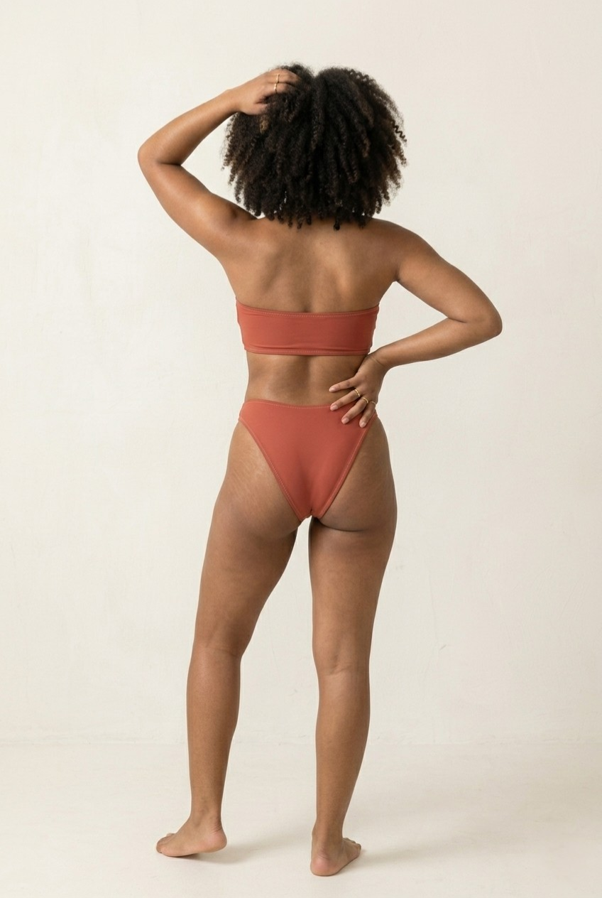 Terra Bandeau Set — Terracotta