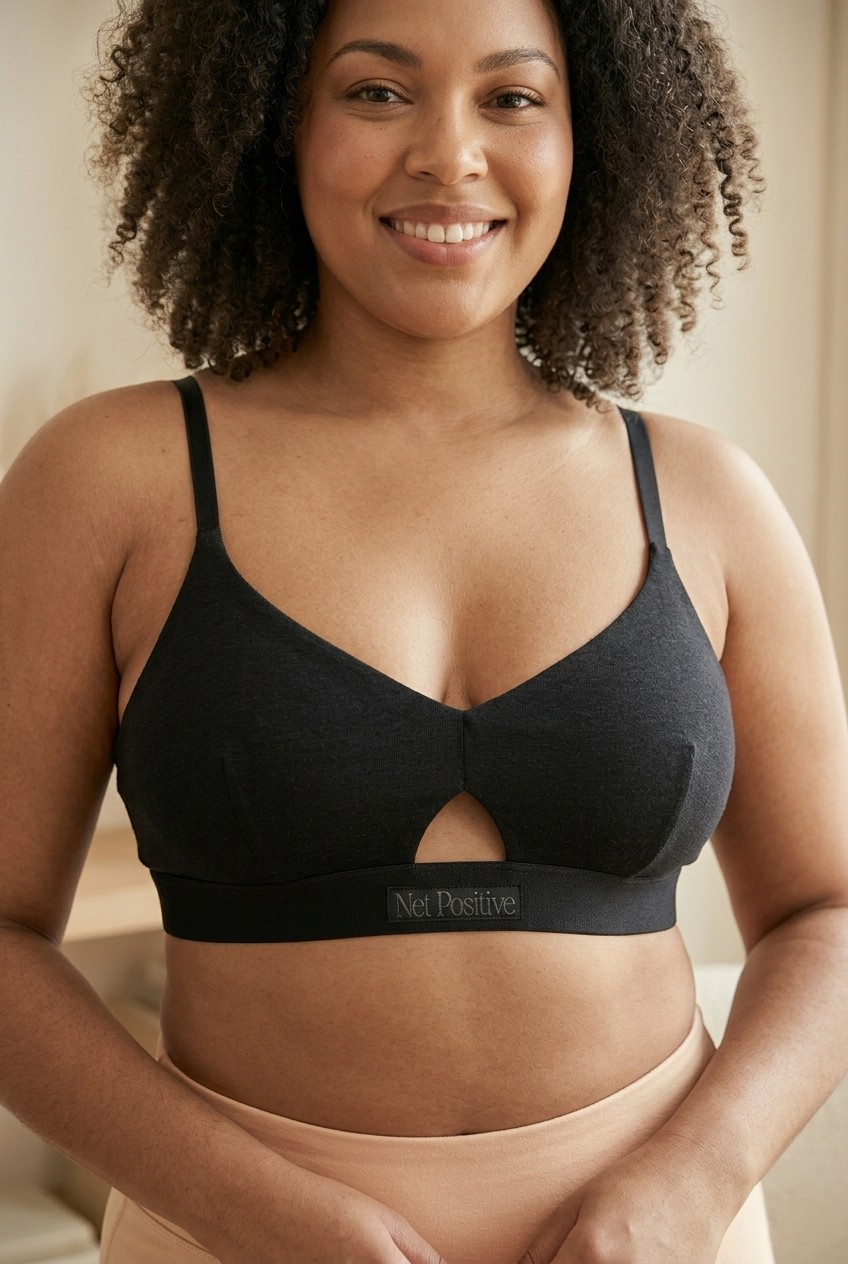 Bare Bralette — Black