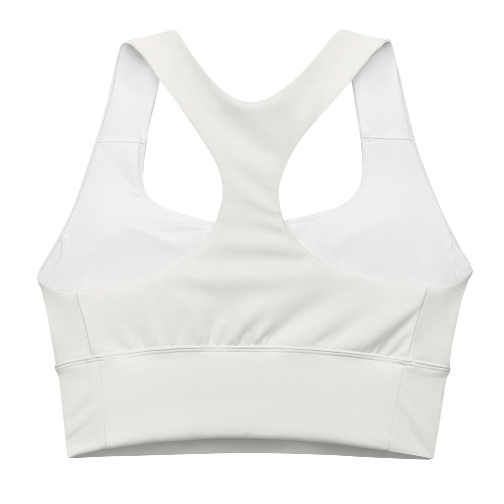 Bare Longline Bra — Alabaster