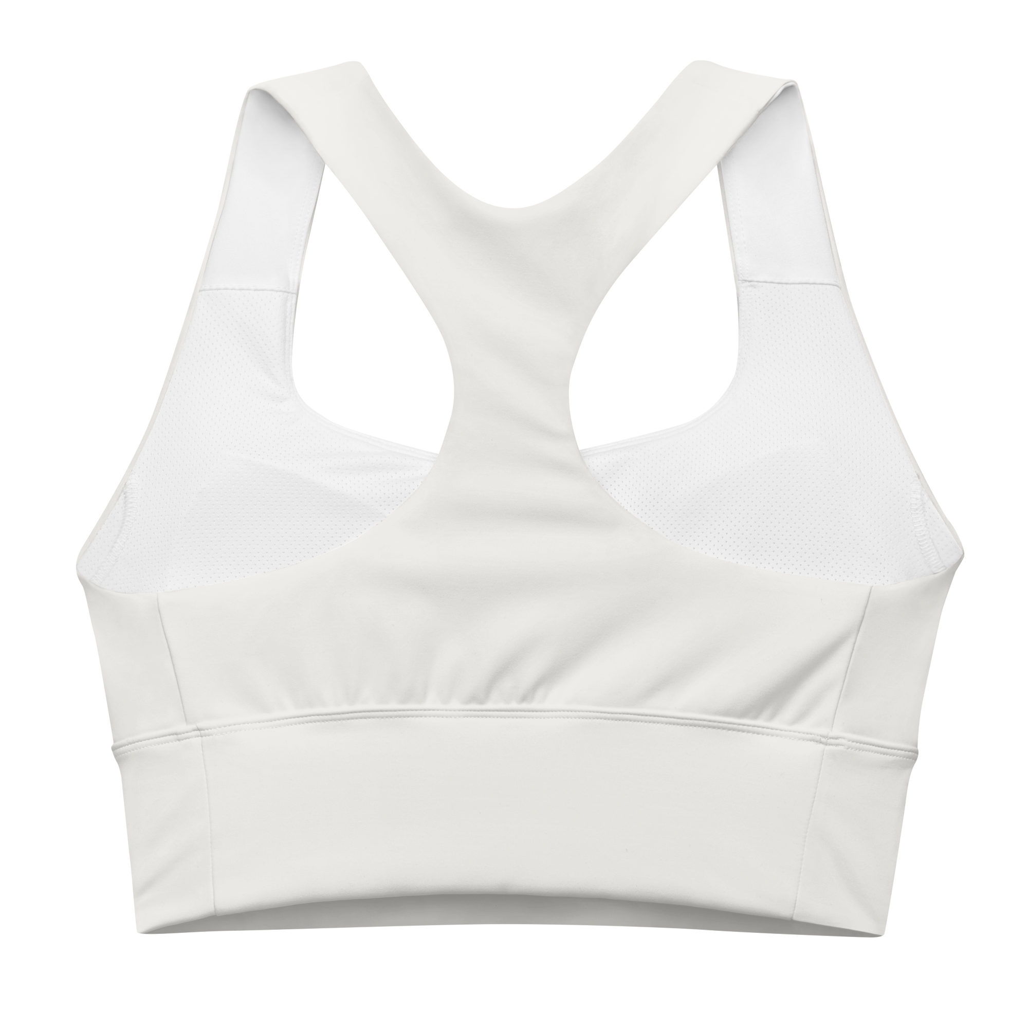Bare Longline Bra — Alabaster