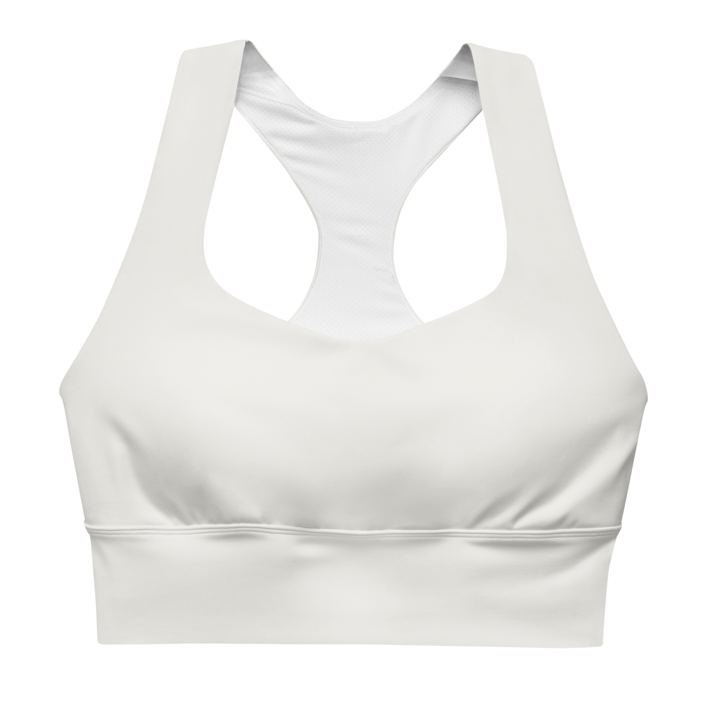 Bare Longline Bra — Alabaster