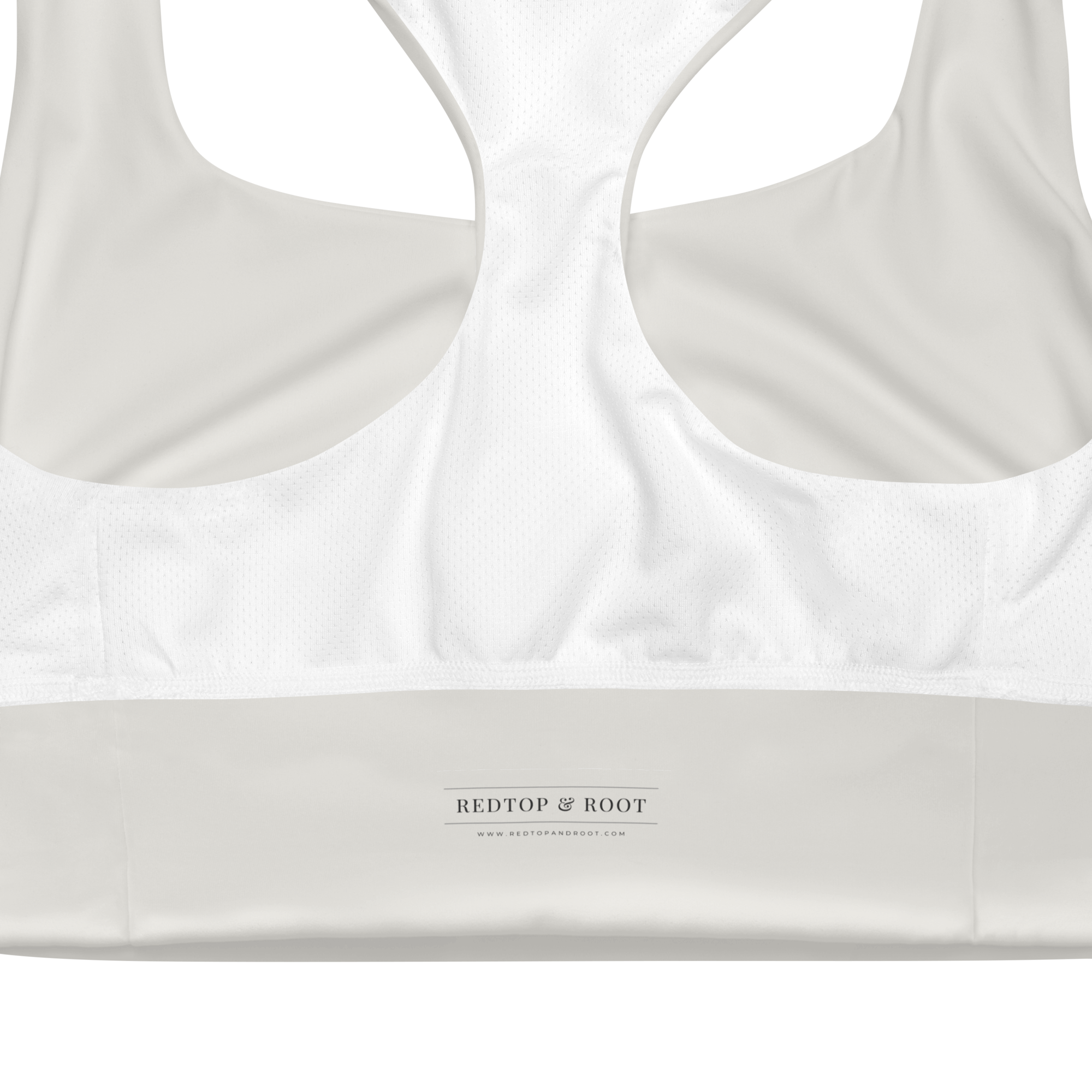 Bare Longline Bra — Alabaster