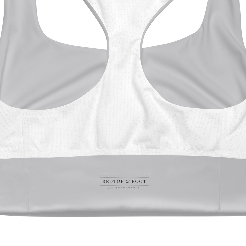 Bare Longline Bra — Silver Mist