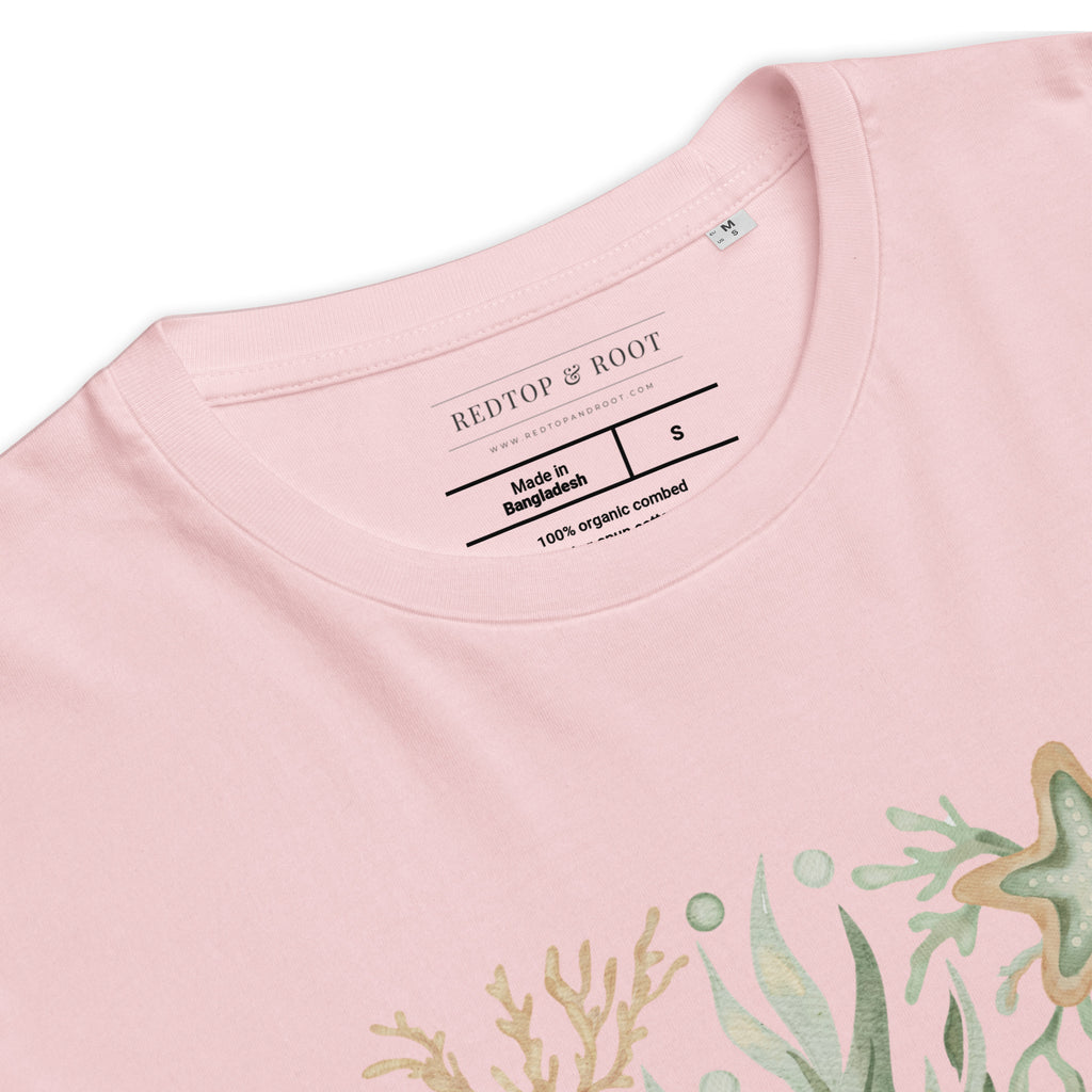 Sea Drawn Tee — Pink