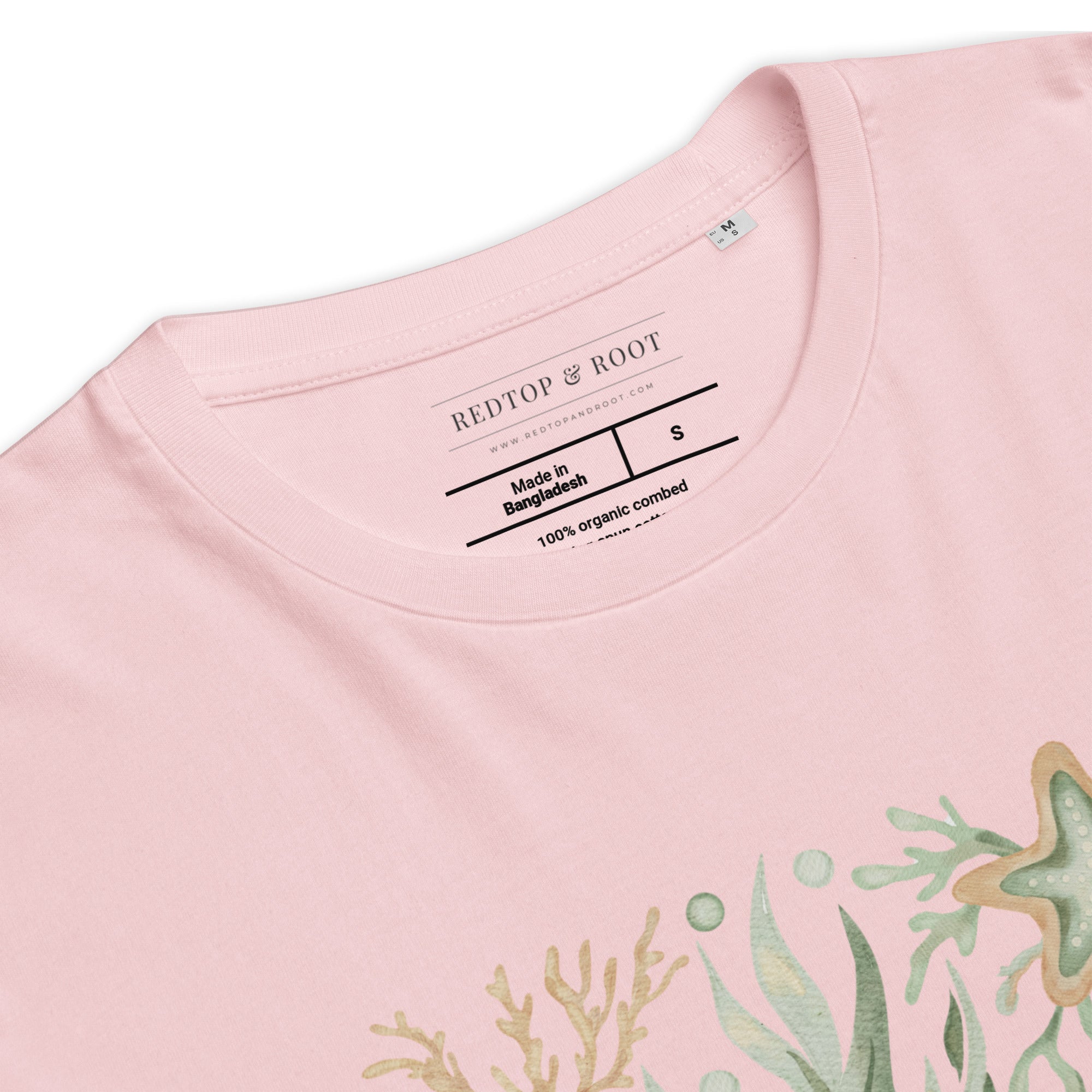 Sea Drawn Tee — Pink